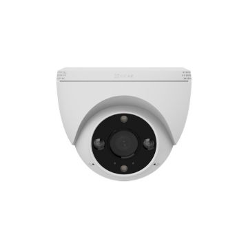 Camera supraveghere IP Dome Wi-Fi EZVIZCS-H4-2K, 3 MP, 2.8mm, IR 30m, 2.4 GHz, microfon si difuzor, sirena, slot card