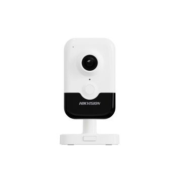 Camera supraveghere IP Wi-Fi Hikvision DS-2CD2423G2-IW(W), 2 MP, 2.8 mm, IR 10 m, detectie om, slot card, microfon si difuzor, PoE