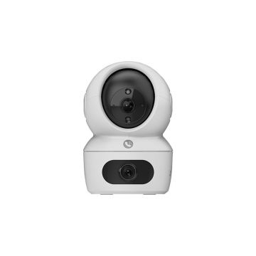 Camera supraveghere IP Wi-Fi6 cu lentila duala PT EZVIZ CS-H7C-4MP(DL), 4 MP, 2.8 / 6.0 mm, IR 10 m, microfon si difuzor, slot card