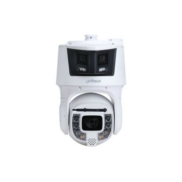 Camera supraveghere rotativa IP Speed Dome PTZ cu stergator Dahua WizMind Dual Light SDT8C442-4P-GA-APV-0280, 4 MP, 5.5-231mm, IR 300m, lumina alba 30m, 42x, slot card, auto-tracking, active deterrence, PoE++