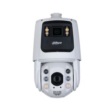 Camera supraveghere rotativa panoramica IP Speed Dome PTZ Dahua WizMind Starlight SDT7C424-4F-ZBZJ-APV-0400, 4MP + 4MP, 4.8-115mm, IR 150m, lumina alba 30m, 24x, slot card, auto-tracking, alarma