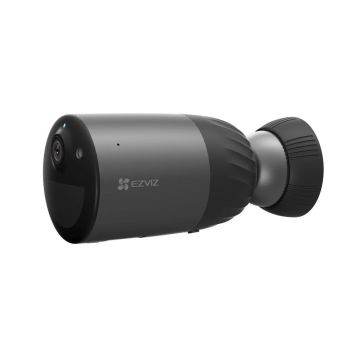 Camera supraveghere wireless Wi-Fi EZVIZ CS-BC1C-2K+, 4 MP, 2.8 mm, IR / lumina alba 10 m, 32 GB, acumulator 10400 mAh, detectie oameni