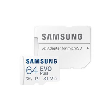 Card de Memorie MicroSD Samsung MB-MC64KA/EU, 64GB, Adaptor SD, Class 10