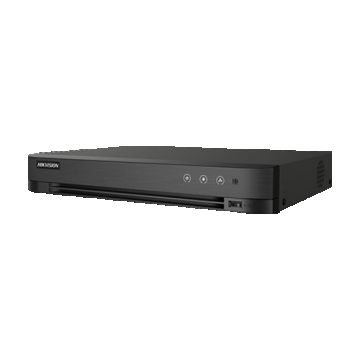 DVR 4 canale analog max. 8MP 4K, 4 canale IP max. 8MP 4K, AUDIO 'over coaxial', Alarma, 1U - HIKVISION iDS-7204HTHI-M1-S(4A+4/1ALM)