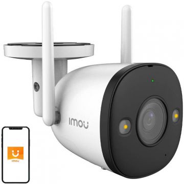 IMOU Camera de supraveghere IMOU IPC-F22FEP Bullet IP Wi-Fi Full-Color, 2MP, Full HD, 1920x1080, 2.8mm, microfon, sirena