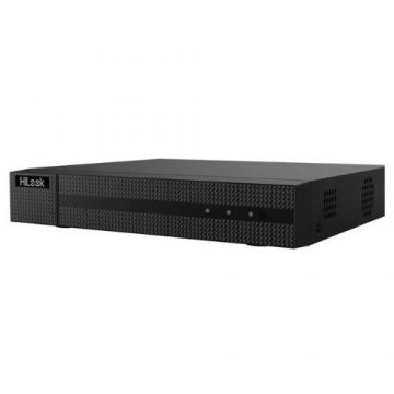 NVR 4 canale, 6MP, 4 x PoE, latime banda 60Mbps, Line Intrusion, 1 port SATA - Hikvision HiLook NVR-104MH-D/4P(D)