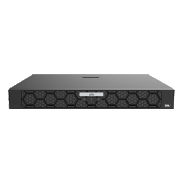 NVR 4K, 16 canale 16MP, 2xSATA, Analiza video, Alarma I/O, 1U - UNV NVR502-16B-IQ