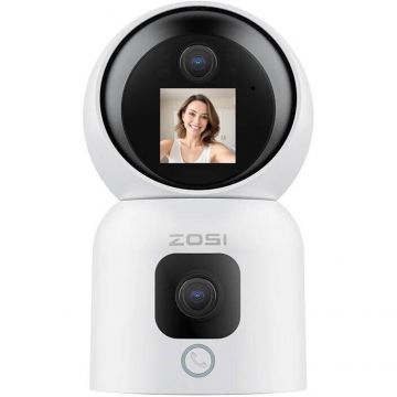 ZOSI Camera IP de Interior ZOSI C528M WiFi 5G Dual 6MP Alb