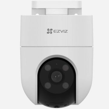 Camera de supraveghere exterior EZVIZ H8C 2K, 2 MP, Smart IR, Wi-Fi (Alb)