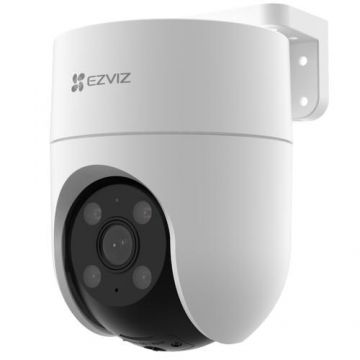 Camera de supraveghere exterior EZVIZ H8C 2K Plus, 4 MP, 30 fps, Smart IR, Wi-Fi (Alb)