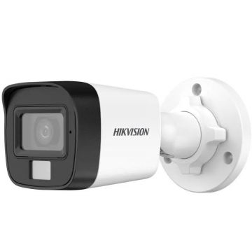 Camera de supraveghere Hikvision Mini Bullet DS-2CE16D0T-LFS (2.8mm) 2MP; Smart Hybrid Light Audio; Senzor: 2 MP CMOS; Rezolutie 2MP; Iluminare: 0.01 Lux @ (F1.6, AGC ON), 0 Lux with IR, Day & Night ICR; Lentila: 2.8 mm,horizontal FOV: 101°, vertical