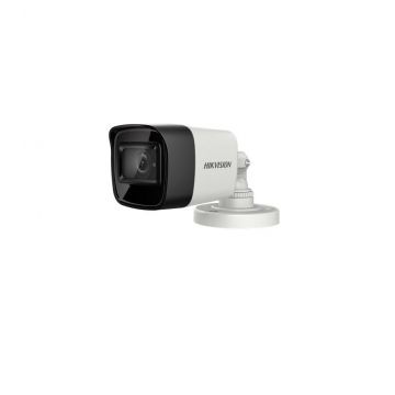 Camera de supraveghere Hikvision Turbo HD Bullet DS- 2CE16U1T-ITF (2.8mm); 8.29mp; 4K; Fixed Lens: 2.8mm; 8.3MP @12.5fps(Default), 5MP@ 20fps,4MP@25fps(P)/30fps(N),2MP@25fps(P)/30fps(N), EXIR, 20m IR, Outdoor EXIR Bullet, ICR, 0.01 Lux/F1.2, 12VDC, Smart