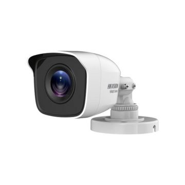 Camera de supraveghere Hikvision Turbo HD Bullet HWT-B120-M; 2MP; seria HiWatch; carcasa metal; 2MP CMOS Sensor, 20m IR, Outdoor EXIR Bullet, ICR, 0.01 Lux/F1.2, 12 VDC, Smart IR, DNR, OSD Menu, IP66, 2.8mm Lens, Support HD-TVI/AHD/CVI/CVBS video output;