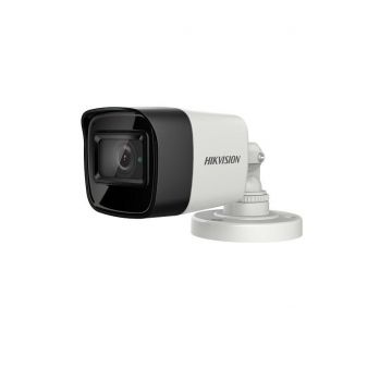 Camera de supraveghere Hikvision Turbo HD Outdoor Bullet, DS-2CE16H8T- ITF(2.8mm); 5MP; Fixed Lens: 2.8mm; 5MP@20fps, 4MP@25fps(P)/30fps(N) (Default), EXIR, 20m IR, Outdoor EXIR Bullet, ICR, 0.005 Lux/F1.2, 12VDC, Smart IR, True WDR,3D DNR, OSD Menu(Up