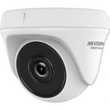 Camera de supraveghere Hikvision TURRET HWT-T120-P; 2MP; seria HiWatch; CMOS Sensor, Indoor EXIR Eyeball, 20m IR, ICR, 0.01 Lux/F1.2, 12 VDC, Smart IR, DNR, OSD Menu, 2.8mm Lens, Support 4 in 1 HD-TVI/AHD/ CVI/CVBS video output;