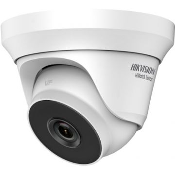 Camera de supraveghere Hikvision TURRET HWT-T250-M 2.8 mm fixed lens, 5 MP@20fps, 4 MP@25fps, 1080p@25fps NTSC: 5 MP@20fps, 4 MP@30fps, 1080p@ 30fps,2560 (H) × 1944 (V),1 Analog HD output BLC, Operating Conditions- 40 °C to 60 °C,IP66, Operating