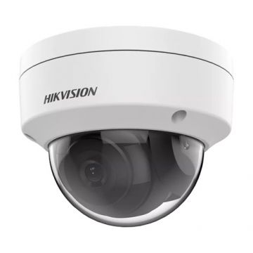 Camera de supraveghere IP Dome 4MP Hikvision DS-2CD1141G0-I(2.8MM), lentila fixa 2.8mm, iluminare: Color: 0.01 Lux @ (F2.0, AGC ON), B/W: 0 Lux with IR: 30m, interfata: 1 RJ45 10 M/100 M self-adaptive Ethernet port, alarma la evenimente: Motion