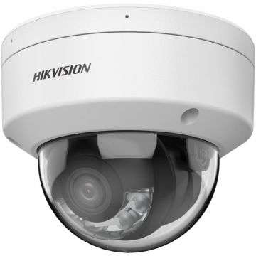 Camera de supraveghere IP Dome 4MP Hikvision DS-2CD2147G2H-LISU(2.8MM) (EF), lentila fixa 2.8mm, iluminare min: Color: 0.0005 Lux @ (F1.0, AGC ON), 0 Lux cu lumina alba: 30m, IR 30m, microfon incorporat, interfata audio: 1/1, alarma: 1/1, slot card de