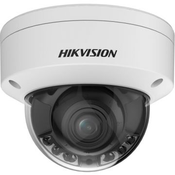 Camera de supraveghere IP Dome 4MP Hikvision DS-2CD2747G2HT- LIZS(2.8-12MM)(EF), lentila varifocala: 2.8-12mm, iluminare: Color: 0.0028 Lux @ (F1.2, AGC ON),0 Lux cu lumina alba: 40m, slot card de memorie: microSD/microSDHC/microSDXC card, up to 512 GB,