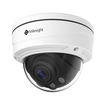 Camera de supraveghere IP Dome LPR 2MP Milesight MS-C2972-RFLPE, lentila varifocala: 2.7-13.5mm, iluminare min: Color: 0.005Lux@F1.4 B/W:0Lux cu lumina alba: 50m, microfon incorporat, interfata audio: 1, alarma: 1/1, slot card de memorie: