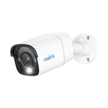 Camera de supraveghere video exterior Reolink P340, 12MP, Microfon, IR 30m, IP66 (Alb)