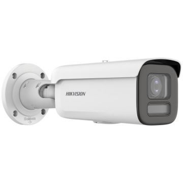 Camera Hikvision DS-2CD2647G2T-LZS(2.8-12mm)(C)Varifocal Bullet with 4 MP resolution, Clear imaging against strong backlight due to 130 dB WDR technology,2.8 to 12 mm, horizontal FOV 105.4° to 56.4°, vertical FOV 53.9° to 31.6°,diagonal FOV 131.8° to