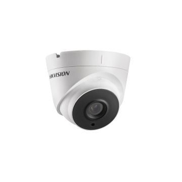 Camera Hikvision TurboHD Dome DS-2CE56D8T-IT3E(2.8mm); HD1080p, 2MP CMOS Sensor, EXIR; 40m IR; 2.8mm lens; Outdoor EXIR Eyeball; ICR, 0.005 Lux/F1.2, 12 VDC/built-in PoC; Smart IR; 3D DNR; OSD Menu (Up the Coax); True WDR; IP66.