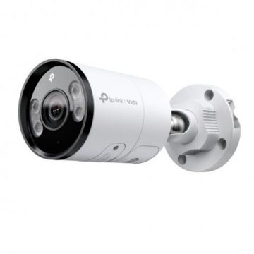 Camera IP Bullet TP-Link Vigi C345, 8MP, Lentila 2.8mm, IR 30m, rezolutie video 3840 x 2160 pixeli, interfata 1x RJ-45 10/100 Mbps, PoE 802.3af/at, class 0, senzor 1/2.7 inch Progressive Scan CMOS, dimensiuni 74 × 184 × 74 mm