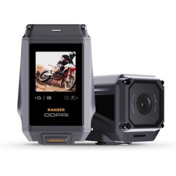 Camera Moto DDPAI Ranger, 4K, Wi-Fi, Afisaj 1.3inch, SR4.0, NightVIS, Unghi 150 grade, Stabilizare tripla (Negru)