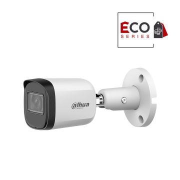 Camera supraveghere exterior Dahua Eco Series HAC-B2A51-U-0280B-S2, 5 MP, 2.8 mm, IR 30 m, HDCVI, PoC, IP67