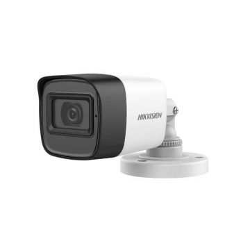 Camera supraveghere exterior HikVision DS-2CE16D0T-ITPFS, 2 MP, 2.8 mm, IR 25 m, microfon