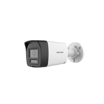 Camera supraveghere exterior HikVision DS-2CE16D0T-LTS, 2 MP, 2.8 mm, IR 30 m, lumina alba 20 m, microfon, difuzor