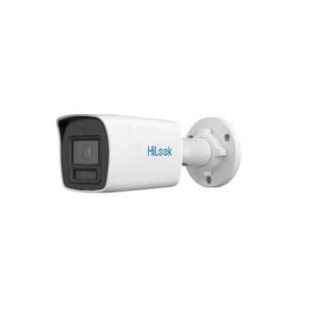 Camera supraveghere exterior IP Hybrid Light ColorVu Hikvision Hilook PC-B169HA-LU(2.8MM), 6 MP, 2.8 mm, IR/Lumina alba 30, microfon, PoE