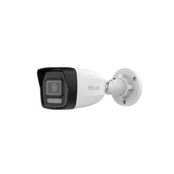 Camera supraveghere exterior IP Hybrid Light Hikvsion Hilook IPC-B160HA-LU(2.8MM), 6 MP, 2.8 mm, IR/Lumina alba 30 m, microfon, slot card, PoE