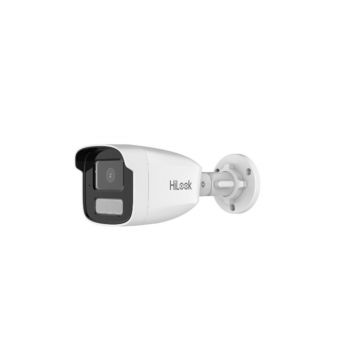 Camera supraveghere exterior IP Smart Hybrid Light Hikvision Hilook IPC-B460HA-LU(4MM), 6 MP, 4 mm, IR/Lumina alba 50 m, microfon, PoE