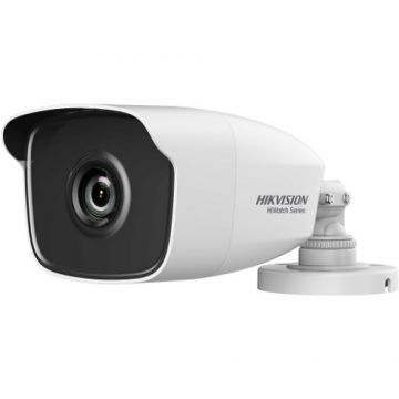 Camera supraveghere Hikvision bullet HWT-B220-M HiWatch Series 2 MP high-performance CMOS,1920 × 1080 resolution,Lens 2.8 mm, IR Up to 40 m,Video Output:1 HD analog output,Switch Button TVI/AHD/CVI/CVBS, Operating Conditions:-40 °C to 60 °C, Protection