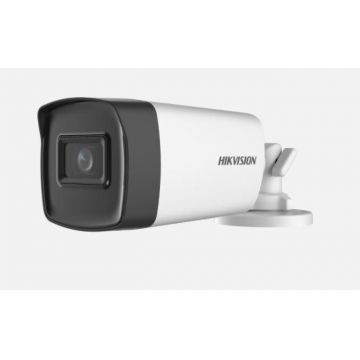 Camera supraveghere Hikvision Turbo HD bullet DS-2CE17H0T-IT3F(3.6mm) (C), 5MP, rezolutie: 2560 x 1944, 5M@20fps, 4M@30fps, iluminare: 0.01 Lux @ (F1.2, AGC ON), 0 Lux with IR, lentila: 3.6 mm, distanta IR: 40 metri, Digital WDR/ICR/AGC/2D DNR,