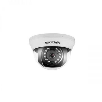 Camera supraveghere Hikvision Turbo HD mini dome DS-2CE56D0T-IRMMF (2.8mm)C, 2MP, senzor: 2 MP CMOS, rezolutie: 1920 × 1080@30fps, iluminare: 0.01 Lux@(F1.2, AGC ON), 0 Lux cu IR, lentila: 2.8 mm, unghi vizualizare: horizontal FOV: 101°, vertical FOV: