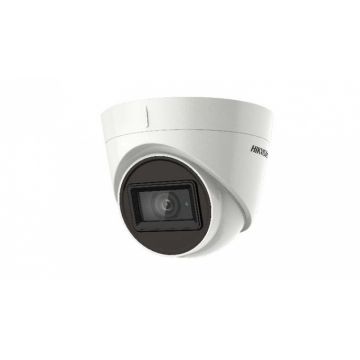 Camera supraveghere Hikvision Turbo HD turret DS-2CE78H8T-IT3F(2.8mm), 5MP, senzor: megapixel progressive scan CMOS, rezolutie: 2560 × 1944@ 20fps, iluminare: Color: 0.003 Lux@(F1.2, AGC ON), 0 Lux cu IR, lentila: 2.8mm, distanta IR: 60m, EXIR 2.0,