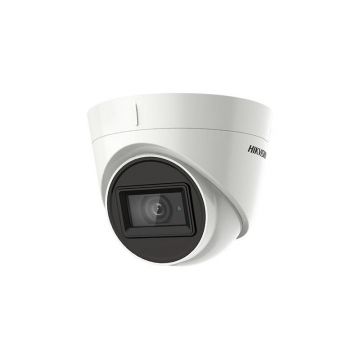 Camera supraveghere Hikvision TurboHD turret DS-2CE78U1T-IT3F(2.8mm), 8MP, senzor 8.29 MP high performance CMOS, rezolutie 3840 × 2160@15fps, iluminare Color: 0.01 Lux@(F1.2, AGC ON), 0 Lux cu IR, lentila 2.8mm, distanta IR 60m, EXIR 2.0, smart IR,