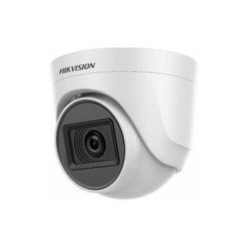 Camera supraveghere Hikvision Turret DS-2CE76D0T-ITPF(2.8mm)(C) ;2MP; 2 MP CMOS;rezolutie 1920 (H) × 1080 (V)@25fps; iluminare: 0.01 Lux@(F1.2, AGC ON),0 Lux with IR; lentila: 2.8mm; distanta IR: 20metri, Smart IR,2.8 mm, horizontal FOV: 101°, vertical