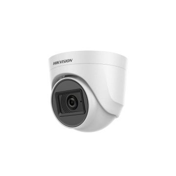 Camera supraveghere Hikvision TURRET DS-2CE76D0T-ITPFS(2.8mm); 2MP; Audio over coaxial cable, microfon audio incorporat; 2 MP CMOS; rezolutie 1920 (H) × 1080 (V)@25fps; iluminare: 0.01 Lux@(F1.2, AGC ON), 0 Lux with IR; lentila: 2.8mm; distanta IR: