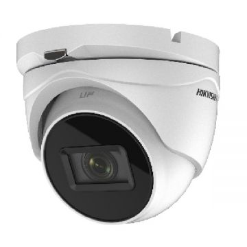 Camera supraveghere Hikvision TURRET DS-2CE79U7T-AIT3ZF(2.7-13.5mm) 8.29 MP, 3840 × 2160 resolution, 130 dB true WDR, 3D DNR, 2.7 mm to 13.5 mm varifocal lens, auto focus, Smart IR, up to 60 m IR distance, 4 in 1 video output (switchable