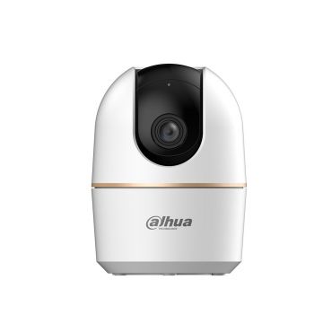 Camera supraveghere interior wireless WiFi PT Dahua DH-H5A, 5 MP, IR 10 m, microfon si difuzor, auto-tracking, detectie animale, alarma, 360 grade, slot card