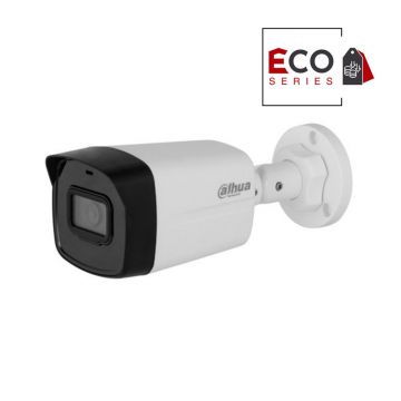 Camera supraveghere IP exterior Dahua Eco Series IPC-B1E20-A-0360B, 2 MP, 3.6 mm, IR 30 m, detectie miscare, IP67, PoE