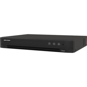 DVR Hikvision iDS-7204HTHI-M1/S(C)/4A+4/1ALM 4-ch 4K 1U H.265 AcuSense DVR 4 channels and 1 HDD 1U AcuSense DVR False alarm reduction by human and vehicle target classification based on deep learning Efficient H.265 pro+ compression technology Encoding