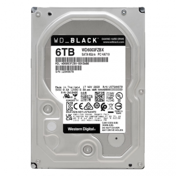 HDD Western Digital WD Black 3.5 6TB 7200rpm 256MB SATA3 WD6003FZBX, Refurbished