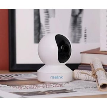 Reolink E SERIES E340 5MP IR12m Cameră de supraveghere Wi-Fi, Detectie oameni/animale, Audio bidirecțional, Instalare ușoară și flexibilă, pana la 512GB SD card