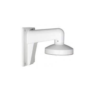 Suport montaj pe perete pentru camere dome Hikvision DS-1273ZJ-140, material aliaj de aluminiu, pentru seria de camere DS-2CC51xxP(N), dimensiuni: Φ140×182×120mm, greutate: 703g