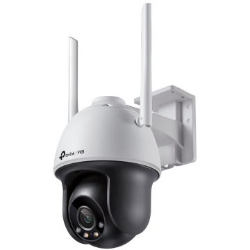 TP-LINK Camera IP TP-LINK VIGI, Wi-Fi, Pan Tilt, pt. exterior, dist. IR 30 m, tip lentila fixa 4 mm, 4 Mpx, 1 x RJ45 10-100M, carcasa plastic, VIGI C540-W(4mm), Alba